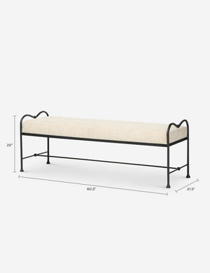 Belita Bench : Cream