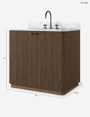 Baptiste Bath Vanity : Espresso Oak / 36