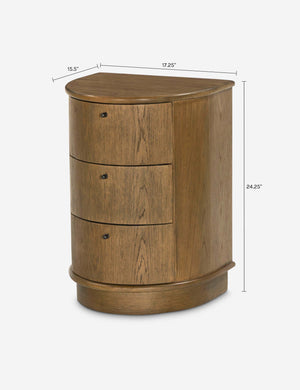 Chaplin Nightstand : Natural Oak