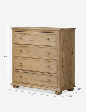 Geoffrey Tall Dresser by Amber Lewis x Four Hands : Worn Oak