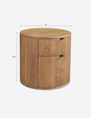 Open Box: Kono 2-Drawer Nightstand, Natural
