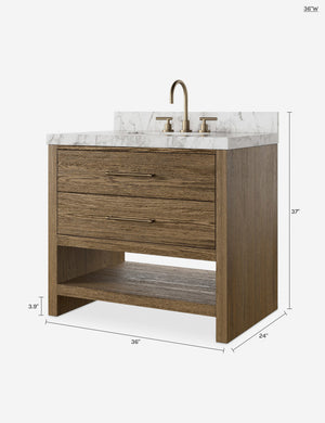 Laurenson Bath Vanity : Black / 72
