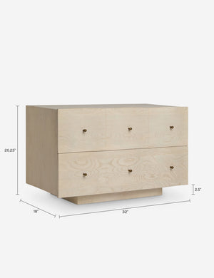 Open Box: Otelia Nightstand, Washed Oak by Sarah Sherman Samuel