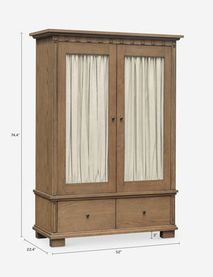 Parsey Curio Cabinet : Natural