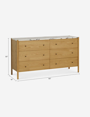 Open Box: Philana Dresser, Honey Oak
