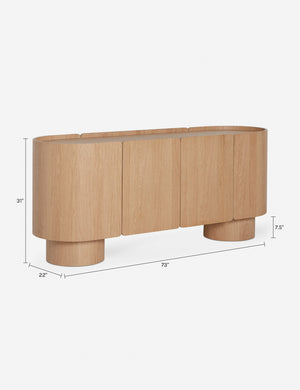 Open Box: Raphael Sideboard, Honey Oak