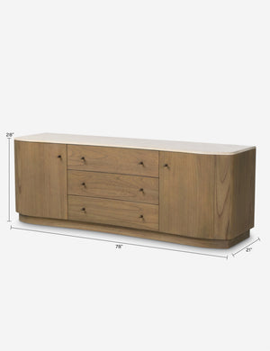 Rosebury Media Console : Natural