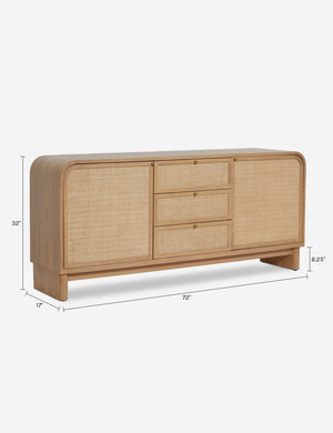 Open Box: Suzette Sideboard, Natural Oak