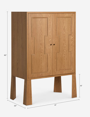 Maca Cabinet by Élan Byrd : Natural