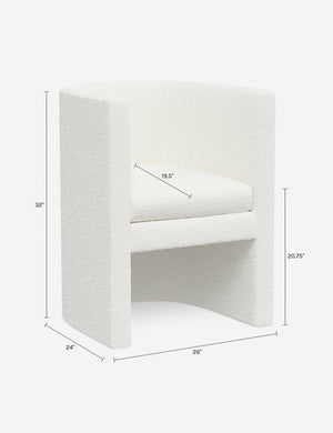 Enfield Dining Chair : Navy Linen