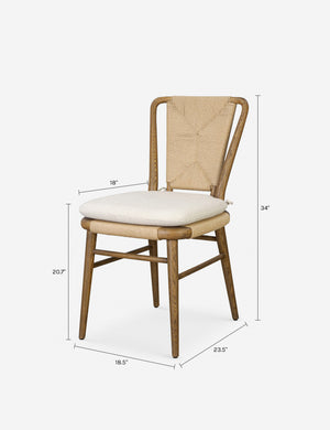 Greylin Dining Chair by Amber Lewis x Four Hands : Natural