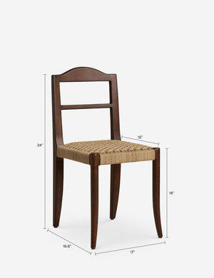 Open Box: Isabelle Dining Chair, Natural Woven by Heidi Caillier