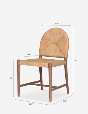 Metcalf Outdoor Dining Chair : Natural