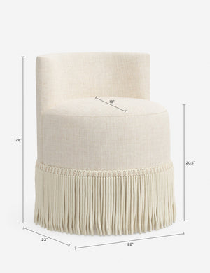 Olivares Accent Chair : Talc Linen