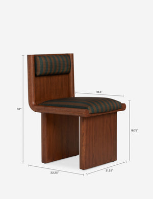Rowley Dining Chair by Sarah Sherman Samuel : Chestnut