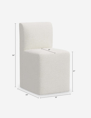 Russell Dining Chair : Brown Boucle