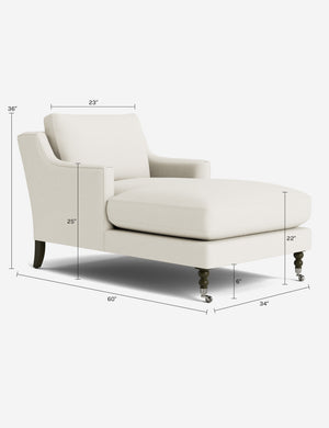 Fabienne Chaise : Pearl Luxe Boucle / Latte and Brass