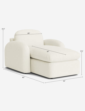 Neve Chaise by Aimee Song : Rust Classic Velvet