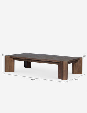Boone Outdoor Coffee Table : Bronze