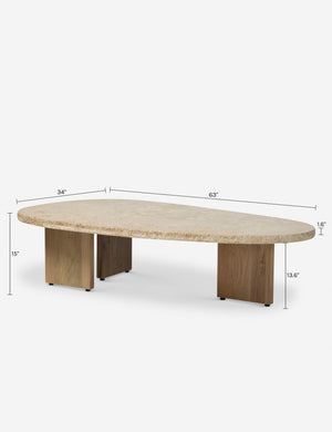 Manuel Coffee Table : Beige