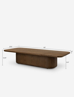 Wasson Coffee Table : Natural Burl
