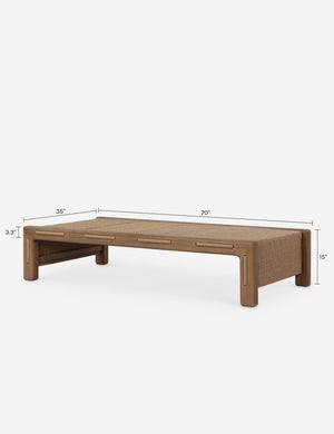 Kendrick Outdoor Coffee Table : Sand
