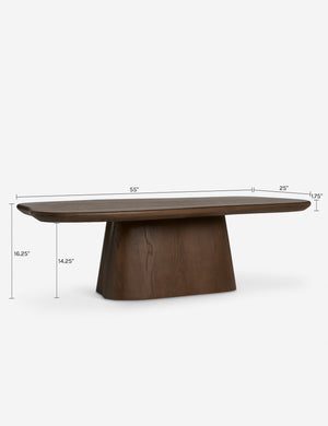 Scoria Coffee Table by Élan Byrd : Smoked Oak