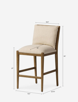 Kylen Counter Stool : Flax