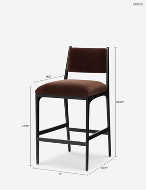 Anais Bar and Counter Stool : Brown / Bar