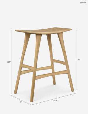 Anona Bar and Counter Stool : Natural / Counter