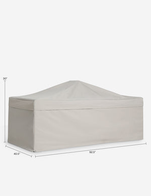 Keating Dining Table Outdoor Furniture Cover : Tan