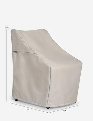 Lanata Dining Chair Outdoor Furniture Cover : Tan