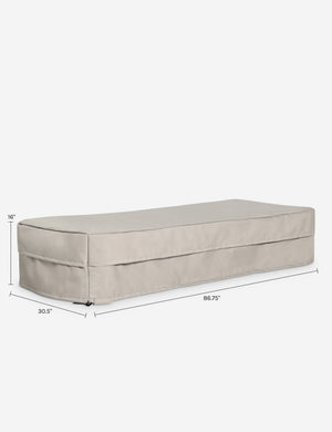 Peggy Chaise Outdoor Furniture Cover : Tan