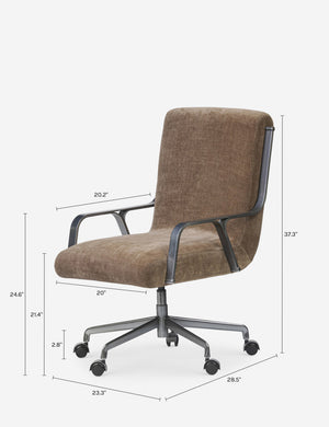 Polina Desk Chair : Mushroom