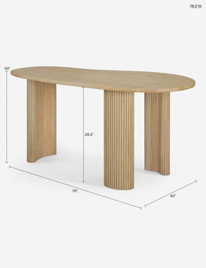 Raiden Desk : Natural / 63