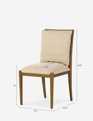 Kylen Dining Chair : Brown Leather