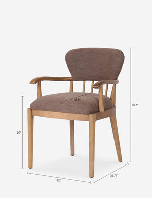 Verdi Dining Chair : Brown