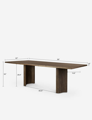 Applebaum Dining Table : Brown
