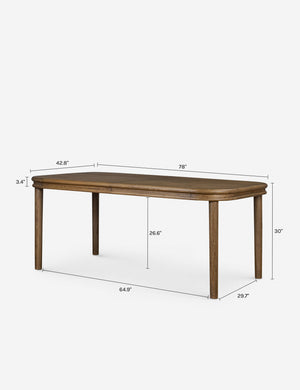 Freeman Extendable Dining Table : Natural