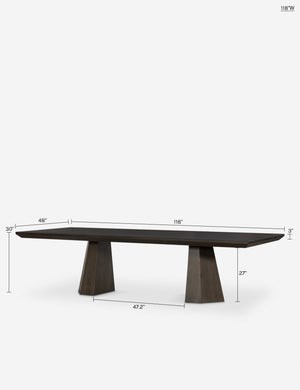 Haas Dining Table : Espresso Oak / 84