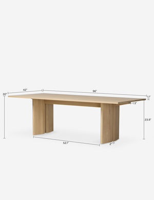 Hazlett Dining Table : Natural