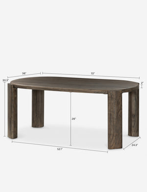 Leal Dining Table : Brown