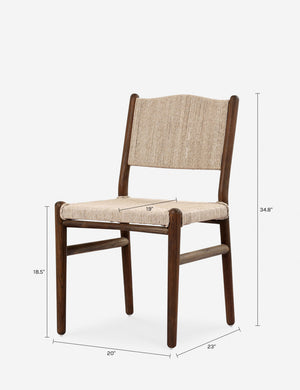 Diletta Outdoor Dining Chair : Vintage White