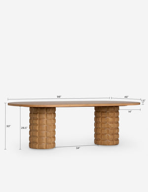 Palo Oval Dining Table by Élan Byrd : Natural