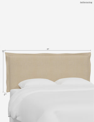Elara Headboard : Mineral Velvet / Queen