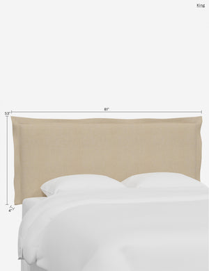 Elara Headboard : Mineral Velvet / Queen