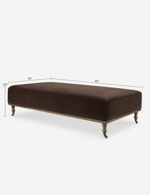 Decker Ottoman : Brown