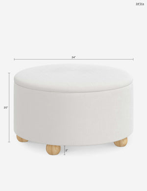 Kamila Storage Ottoman : Jade Tapestry / 24
