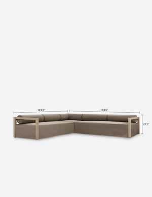 Formosa Outdoor Sectional Sofa : Gray