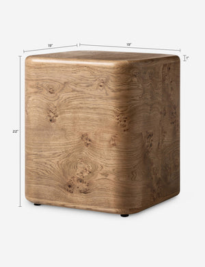 Howard Side Table : Natural Burl